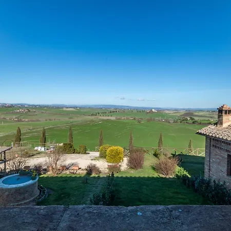 Feriehus Sunflower Con Vista Su Siena